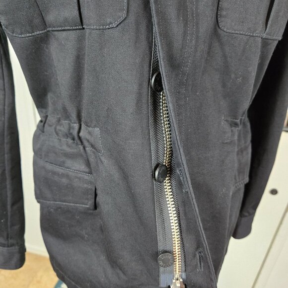 Zadig & Voltaire Kayak Mili Skull Jacket Small Black Goth Grunge Utility - Picture 13 of 16